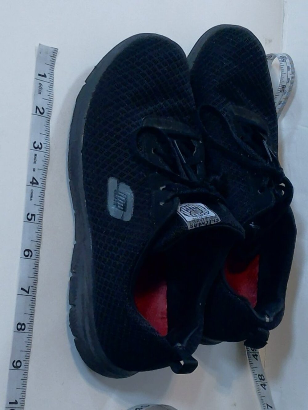 Skechers Work Slip Resistant Black Mesh Shoes Women's Size 6 Wide Fit - Picture 8 of 12